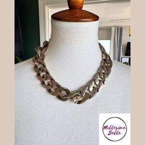 Chunky Gold Plated Rope Necklace